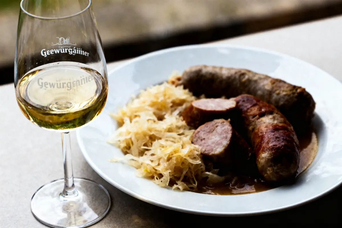 Gewurztraminer et choucroute : Quel accord parfait ?